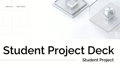White Minimal Student Project Presentation