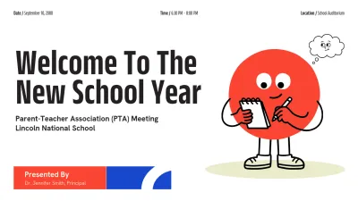 Red Simple Education Event