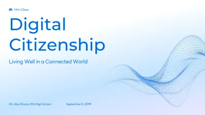 Blue Modern Digital Guide
