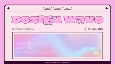 Pink Trendy Design Newsletter Presentation