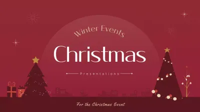 Red Traditional Christmas Presentation
