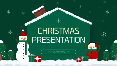 Green Simple Christmas Presentation