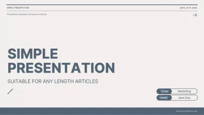 Grey Minimal Guide Presentation