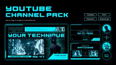 Blue Cyber Guide YouTube Thumbnail