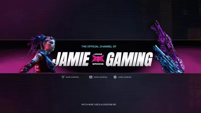 Purple Cyber Gaming Promotion YouTube Thumbnail