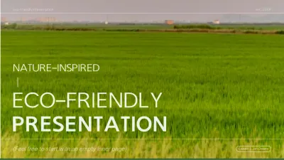 Green Modern Eco Presentation