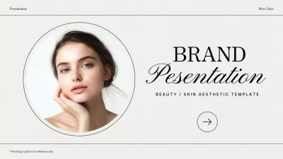 White Elegant Beauty Presentation