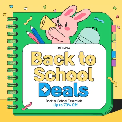Green Trendy School Promotion Instagram Carousel