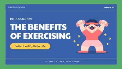 Blue Simple Fitness Guide Presentation