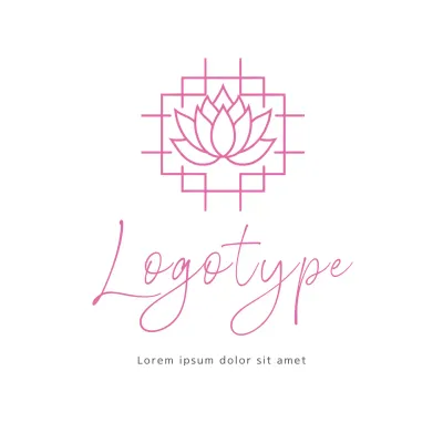 Pink Elegant Design Logo