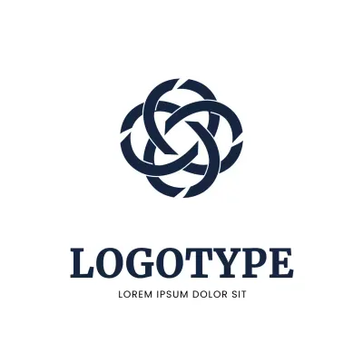 Navy Minimal Design Logo