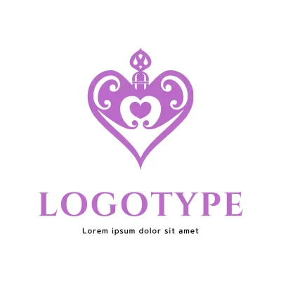 Purple Elegant Design Logo