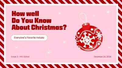 Red Festive Christmas Quiz Presentation