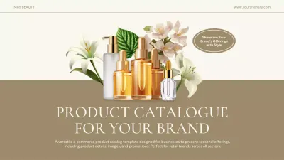 Beige Elegant Beauty Promotion Presentation