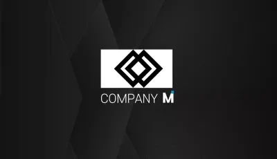 Black Modern Business Card