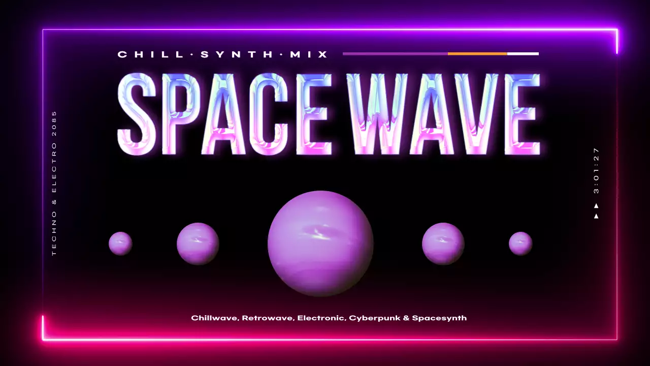 Purple Cyber Music Promotion YouTube Thumbnail