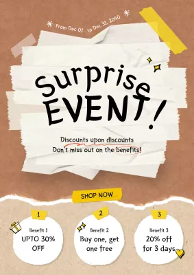 Braunton Kraft Paper Entertainment Concept's SAT Event