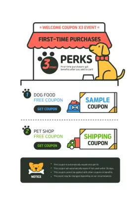 Yellow Trendy Pet Promotion Poster
