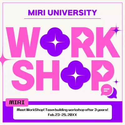 Kitschy pink MZ workshop promotional video