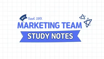 Blue Modern Marketing Guide Presentation