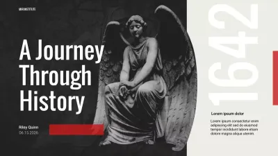 Black Bold Classic Grey History Report Presentation