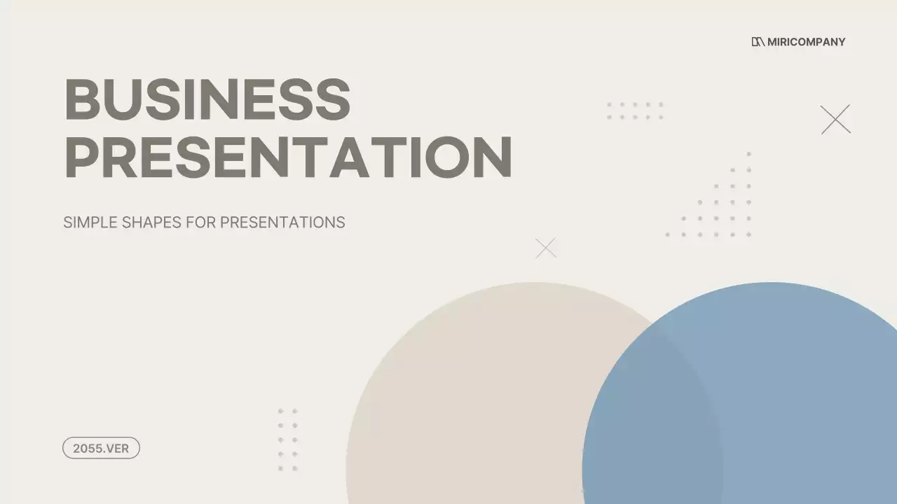 Beige Minimal Business Presentation