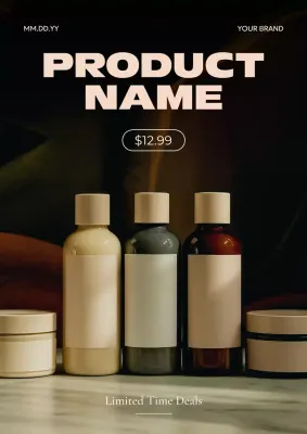 beige modern skincare promotion