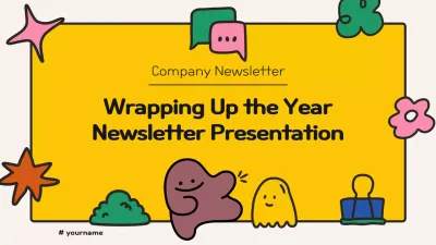 Yellow Playful Company Newsletter Presentation