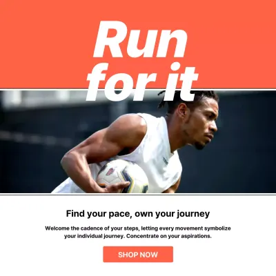 orange modern sports promotion