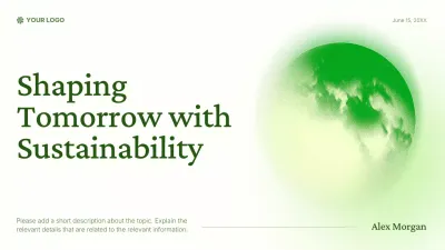 Green Modern Sustainability Lecture Presentation