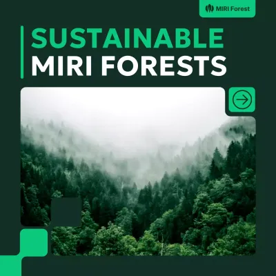 green modern forest promotion