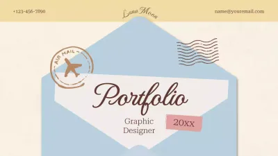 Beige Retro Creative Portfolio